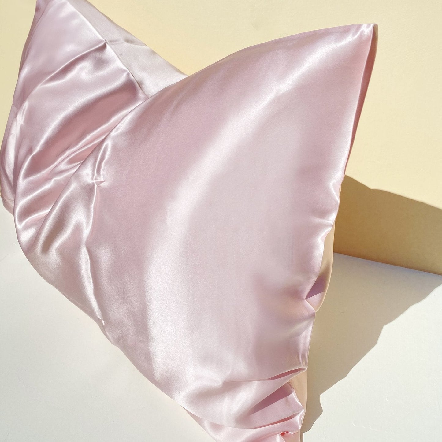 Queen Organic Silk Pillowcase - Pink-2