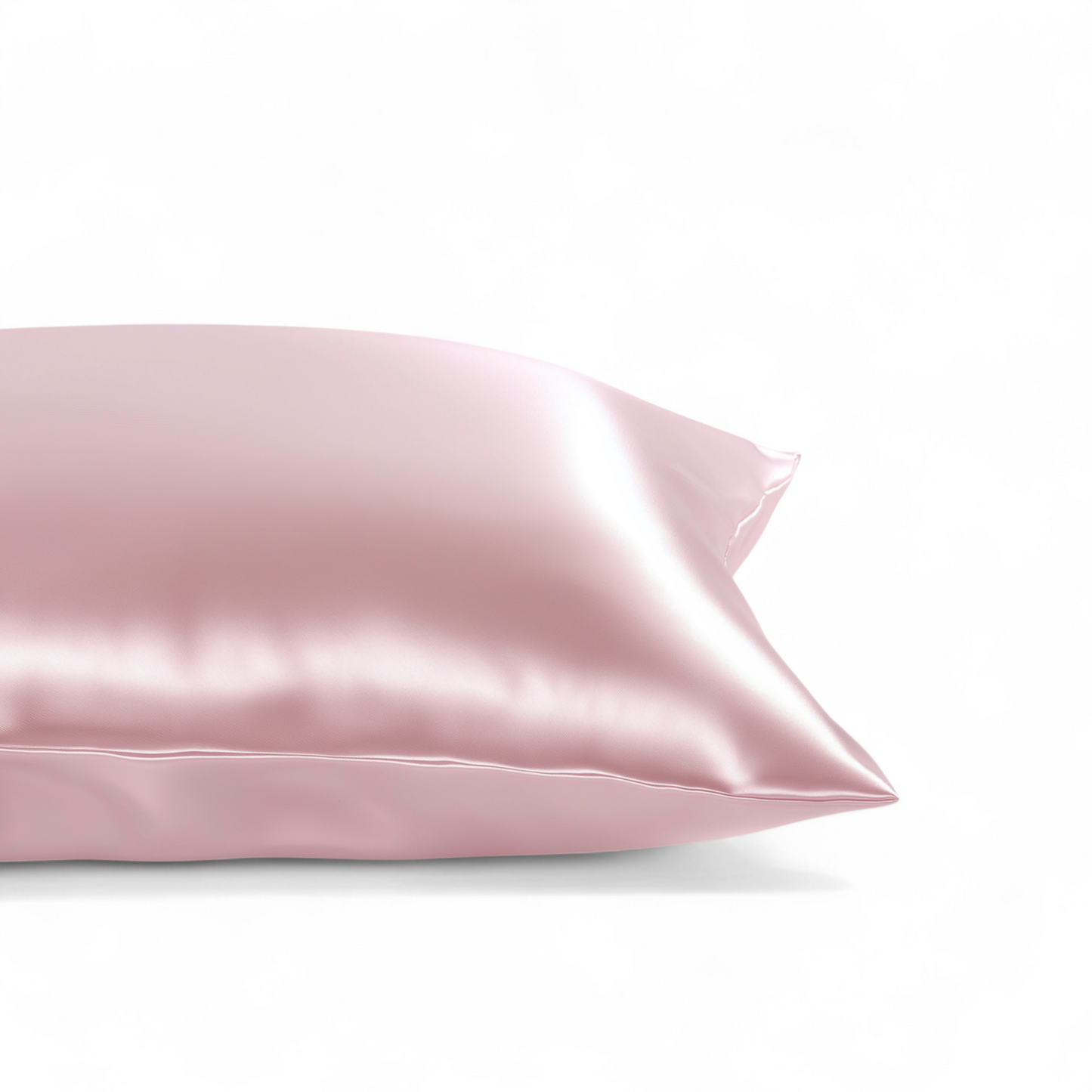 Queen Organic Silk Pillowcase - Pink-1