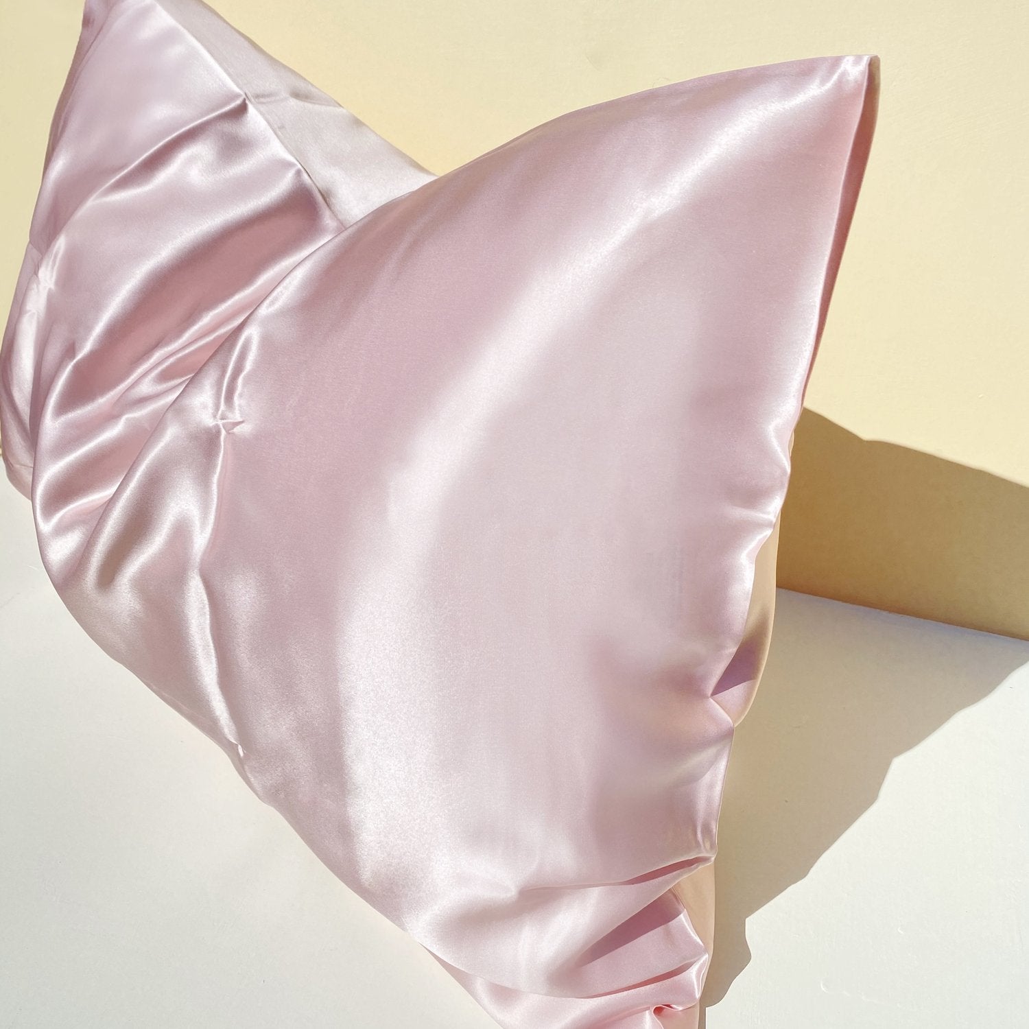 Queen Organic Silk Pillowcase - Pink-2